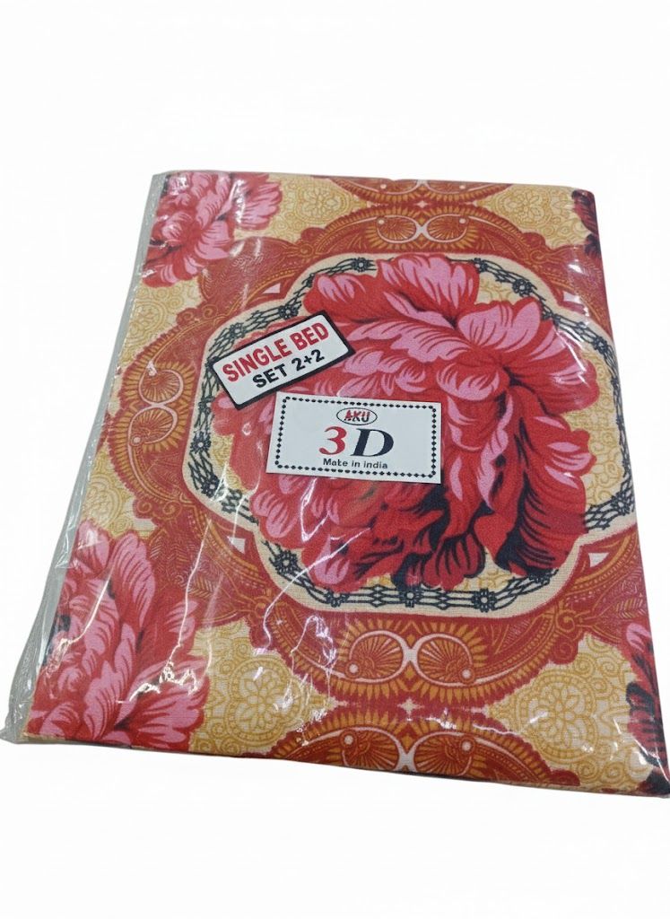 Vishal Handlooms - Single bed sheet with one pillow cover